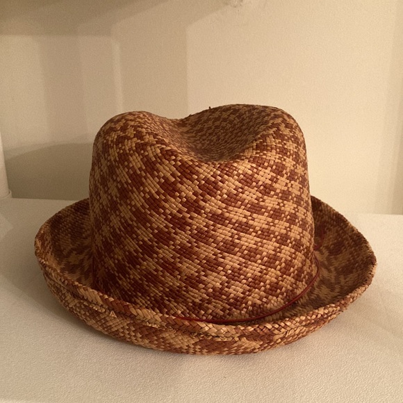 Lola Fedora Hat With Gingham Design